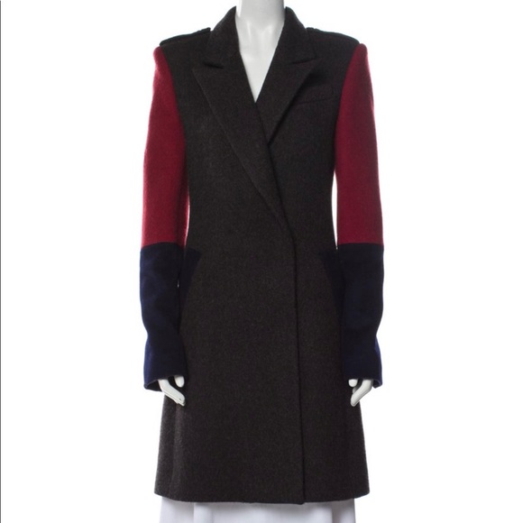 Harbison colour Block Pattern Coat - Picture 1 of 4